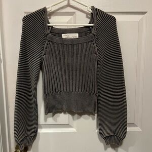 Vintage Havana Charcoal Sweater